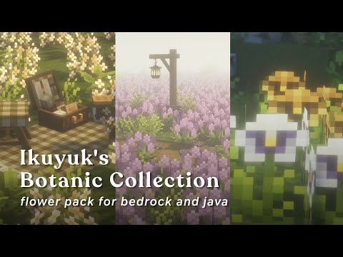ikuyuk - 「 Minecraft 」Ikuyuk's Botanic Collection | Flower Resource pack for Minecraft BE & JE 🌿🌷
