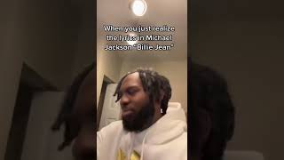 The misheard lyrics to Michael Jackson “Billie Jean” #michaeljackson #shorts