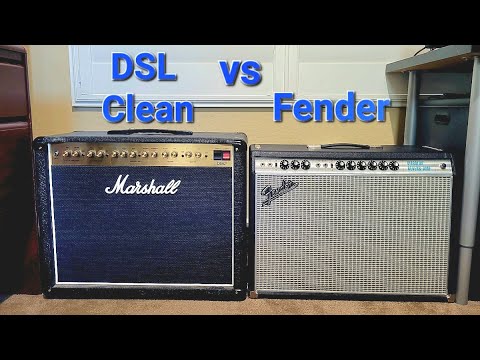 Can The Marshall DSL40CR Replace Your Fender Amp?  Clean Tones Compared