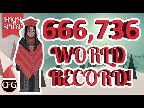 Alto's Adventure | 660,736 HIGHEST HIGH SCORE! - THE WORLD RECORD! | UNLIMITED WINGSUIT CHEAT/TRICK!