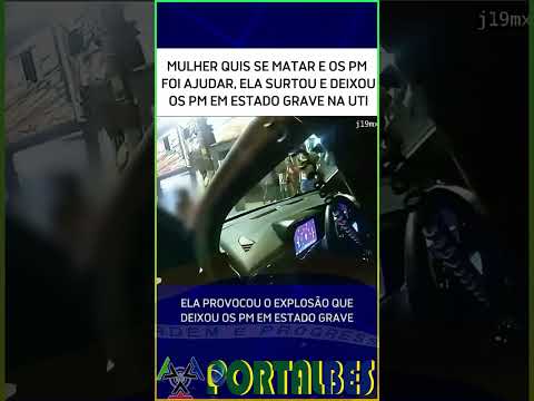 Surto de Mulher em Boa Esperança do Sul Deixa Policiais em Estado Grave