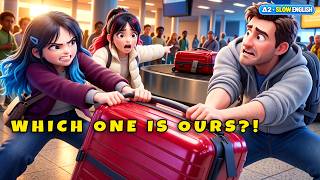 One Suitcase, TWO Owners Who Was Telling the TRUTH? | Slow English Listening Story (A2 Level)