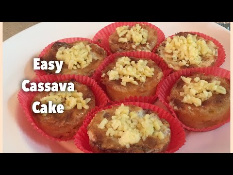 Cassava Cake/Kuih Bakar Ubi Kayu (Filipino Dessert) in Air Fryer & using MMX Power Blender