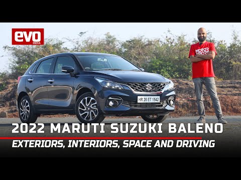 2022 Maruti Suzuki Baleno Review : New Exteriors , Interiors , Space and Driving | evo India