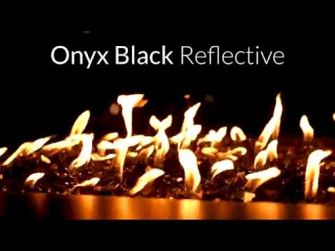 Onyx Black Reflective Fire Glass | Lakeview Outdoor Designs Video