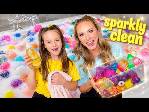 CLEANING OUR DIRTY NEEDOH COLLECTIONS 🫧✨🧼 #satisfying #oddlysatisfying #needoh #viral #trending