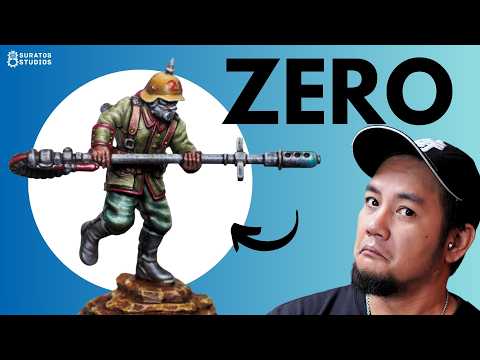 Basic Layering with NO Blending 🎨 Trench Crusade Painting