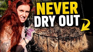 Stop Watering Hanging Baskets Daily…