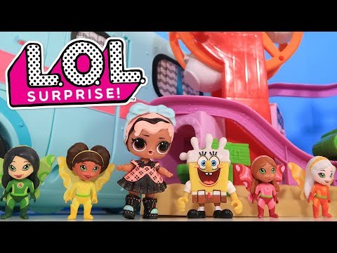 LOL and Fruit Fairy Force Go to Glove World with SpongeBob!  || Toy Tales Ep.1 || Konas2002