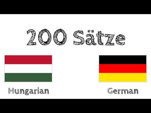 200 Sätze - Ungarisch - Deutsch