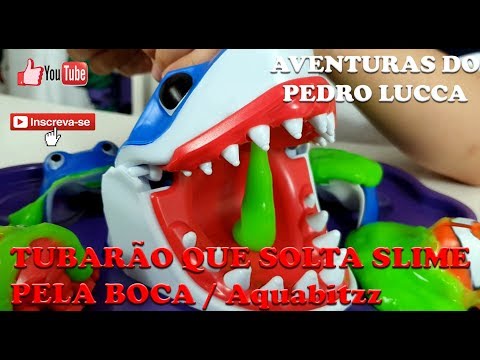 TUBARÃO QUE SOLTA SLIME PELA BOCA / Aquabitzz da Ri Happy / Aventuras do Pedro Lucca