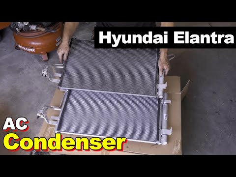 2008 Hyundai Elantra AC Condenser & Expansion Valve; Same As 2007 thru 2012