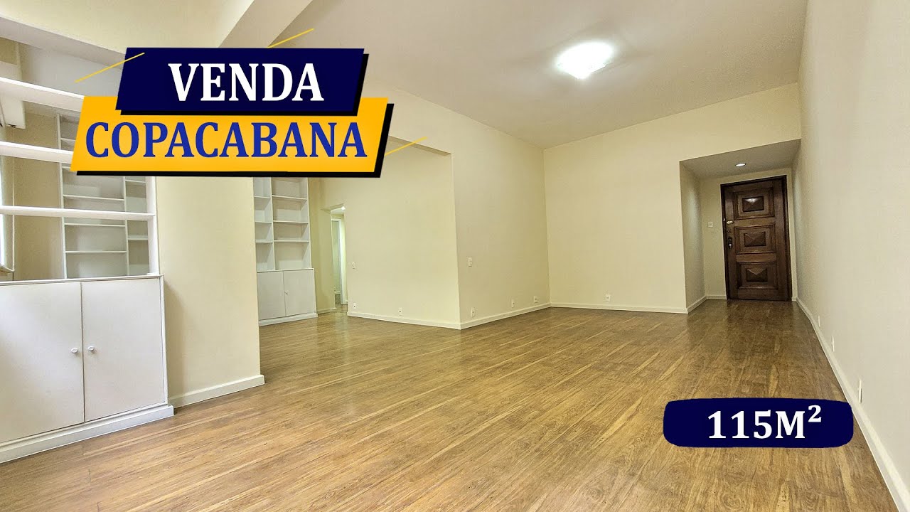 COPACABANA I RUA DIAS DA ROCHA I PERTINHO DA PRAIA I 2 POR ANDAR I 115M2 I 3 QTS I 2 BANHS I 1 VAGA