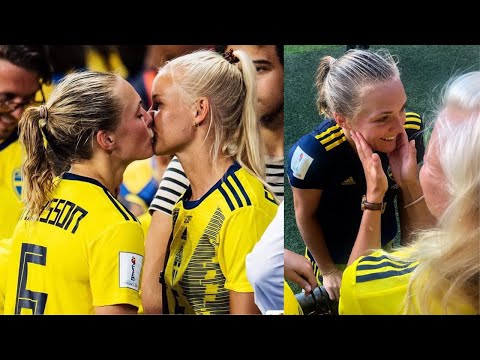 Pernille Harder and Magdalena Eriksson - sweet moments