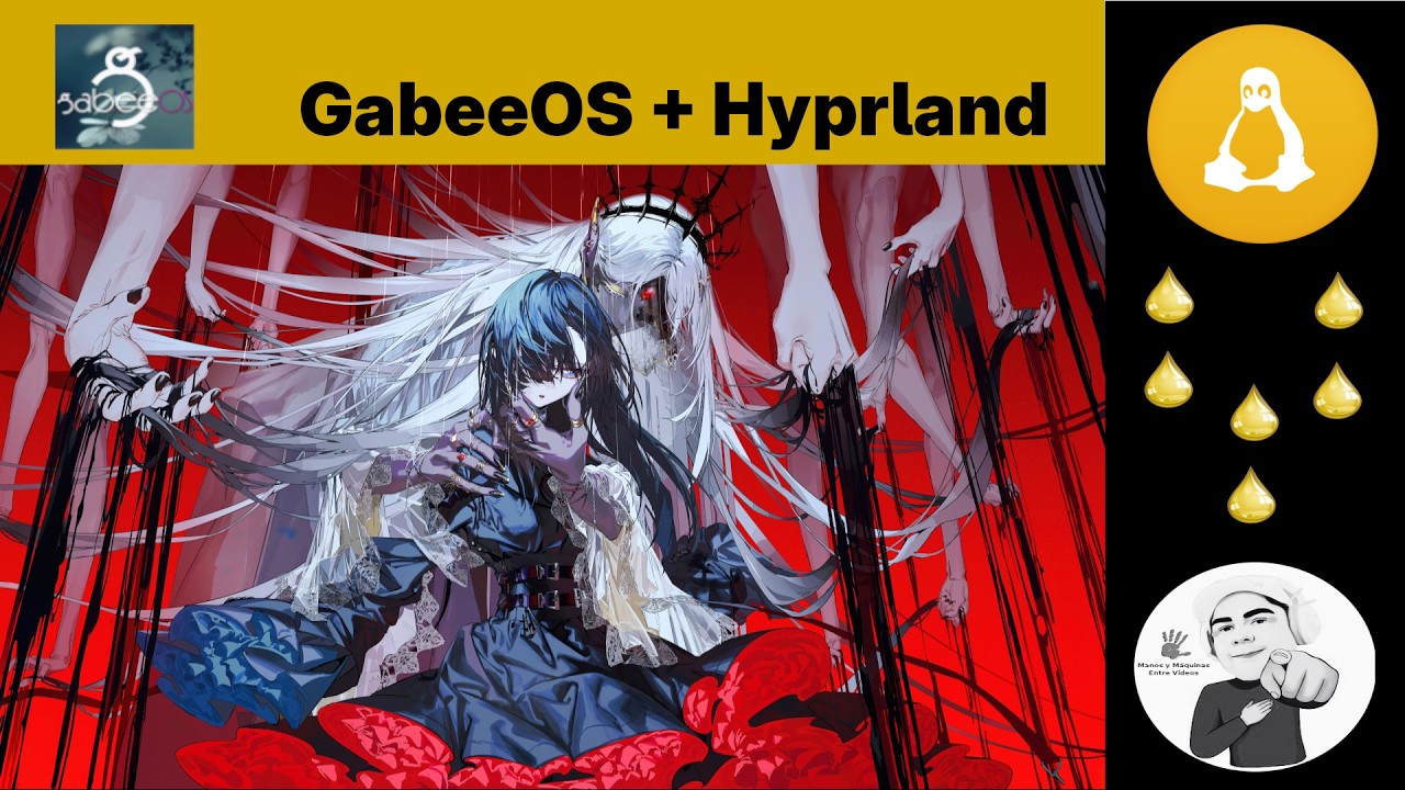 El VOID definitivo? GabeeOS con Hyprland vuela, pero NO es perfecta... 🐧
