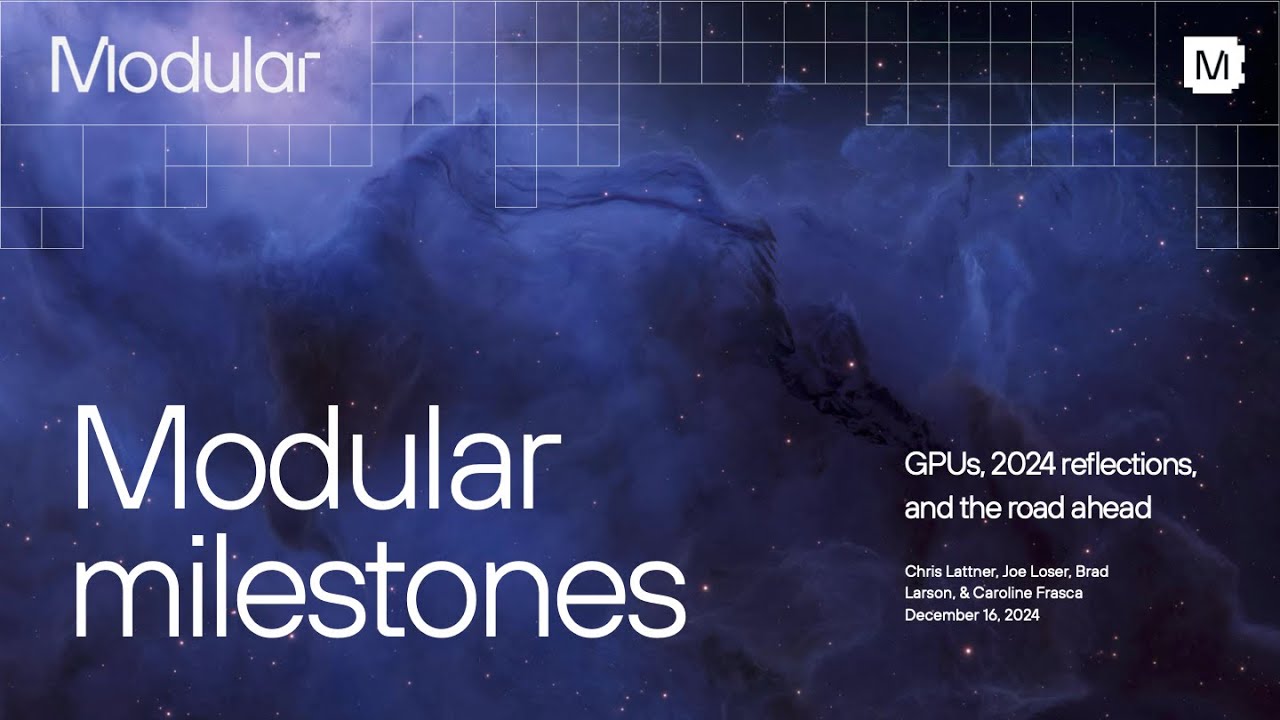 Modular milestones: GPUs, 2024 reflections, and the road ahead 🚀