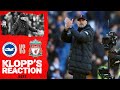 Klopp's reaction: Brighton win, Diaz performance & Salah update