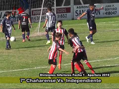 Resumen Fútbol Div. Inferiores:  Chañarense Vs Independiente - 02/03/2019 Clásico 1º Fecha