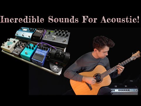 7 Pedals That Transform Your Acoustic Guitar Sound - Live & Studio (Vangoa Pedalboard PD-M)
