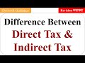 Difference Between Direct Tax And Indirect Tax Direct Tax Vs Indirect Tax Direct Tax Meaning
