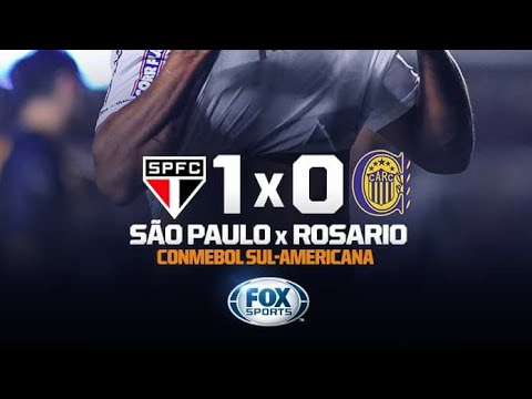 São Paulo 1 x 0 Rosário Central - Gol - Sul-Americana 2018 - Fox Sports Brasil HD