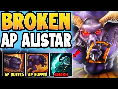 One Hit Away From A PENTA!? This BUFFED Full AP Alistar Is THE MOST FUN Build Ever!
