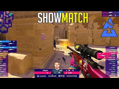 Dream Team vs Team Denmark - HIGHLIGHTS - [ANUBIS SHOWMATCH!] BLAST Premier / CSGO 2022