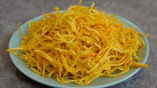 Crispy French Fries At Home ! Incredibly Easy ! Potato Snacks
