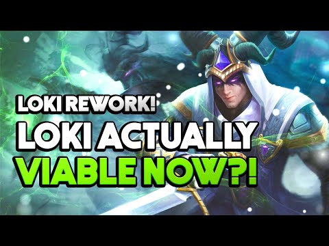 THE REWORK ACTUALLY MADE LOKI A VIABLE JUNGLER!  - Smite