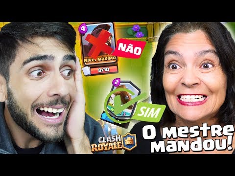O MESTRE MANDOU NO CLASH ROYALE COM A M