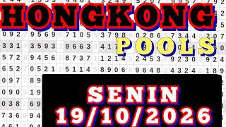 PREDIKSI HK POOL HARI INI SENIN 19 OKTOBER 2026 | TARIKAN POLA HK POOL | RUMUSAN