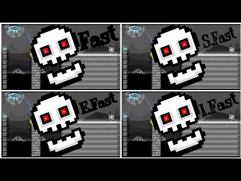 (Geometry Dash) Press Start (Fast VS Super Fast VS Extremely Fast VS Intense Fast) [Edited]