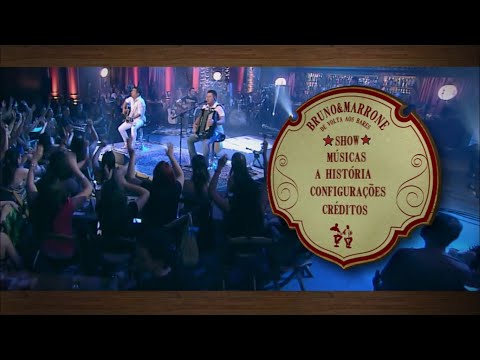 Bruno & Marrone (VIDEO) - De Volta Aos Bares (2009)