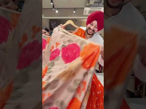 Yellow & Orange Premium Chinon Heavy Embroidered Floor Length Anarkali Gown With Chinon Beautiful