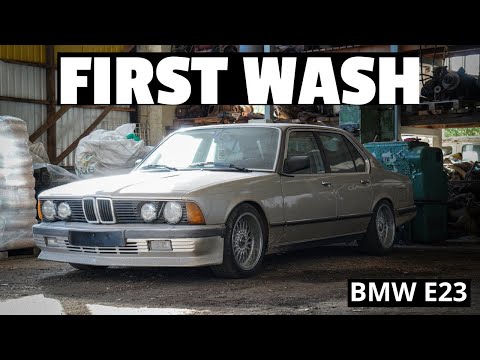 Deep Cleaning BMW E23 1985 - Exterior  Detail