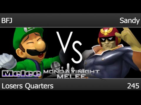MNM 245 - BFJ (Luigi) vs Sandy (C Falcon) Losers Quarters - Melee