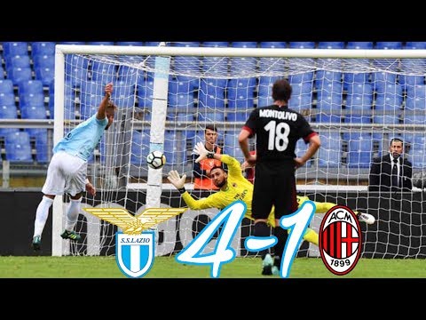 Lazio vs Milan 4-1 - All Goals & Highlights - Serie A 2017/2018