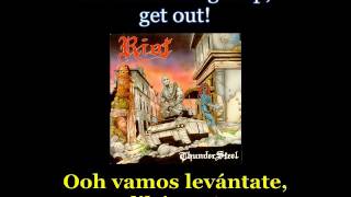 Riot - On Wings Of Eagles - Lyrics / Subtitulos en español (Nwobhm) Traducida