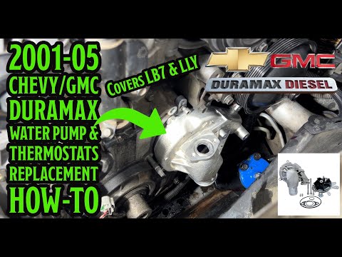 2001-05 Chevy/GMC Duramax Diesel Water Pump & Thermostats Replacement How-To