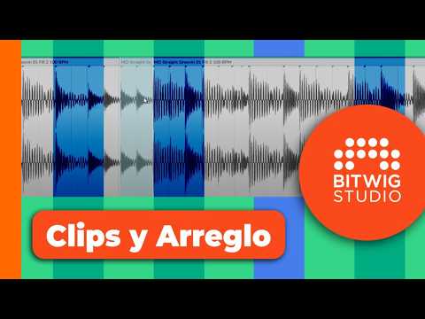 Como trabajar con pistas y eventos de audio en Bitwig Studio