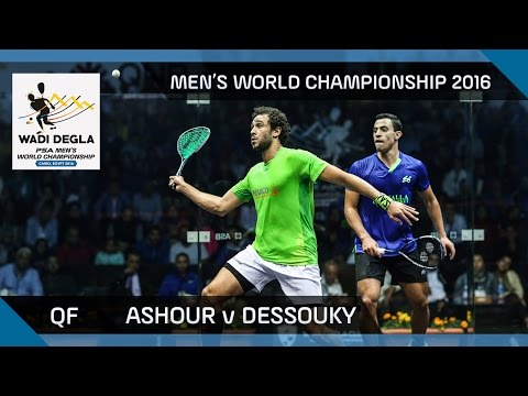 Squash: Ashour v Dessouky - Men's World Championship 2016 QF Highlights