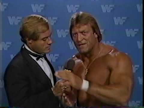 Paul Orndorff cuts a promo on Bob Orton - 5/17/1986 - WWF