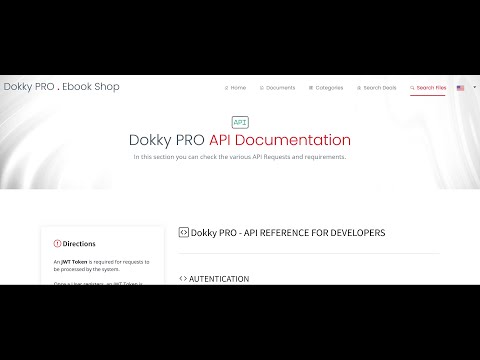 Dokky PRO Developers API Documentation