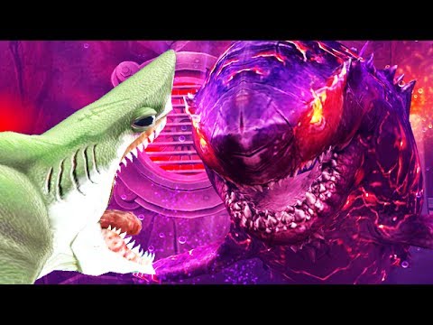 COLOSSUS 04 vs MEGALODON (JURASSIC vs HUNGRY SHARK WORLD)