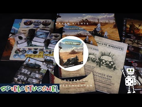 Spielgetuschel Unboxing#4 - Brettspiel - Waste Knights: Outback-Geschichten