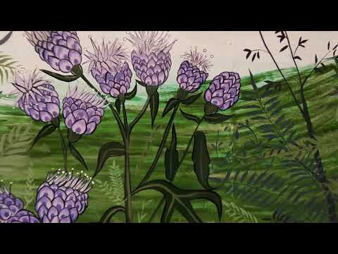 floral painting /mural