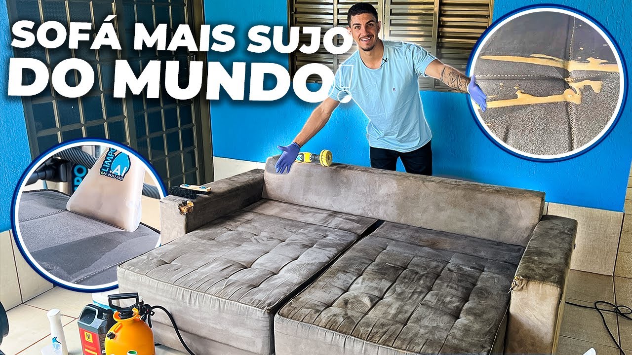 SOFÁ MAIS SUJO DO MUNDO?!😱 (SOS Método 4.0 inscrições abertas)