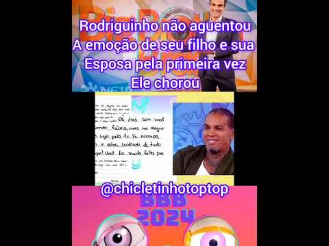 Rodriguinho se emociona com sua família #bbb24 #redeglobo #boninho #tadeuschmidt