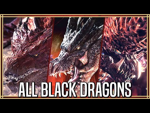 ALL BLACK DRAGONS So Far In Monster Hunter - Monster Hunter Lore and Ecology