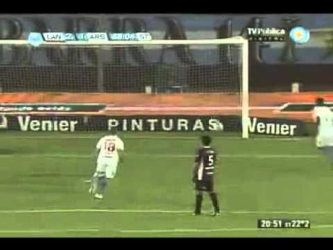 Gol de Milton Celiz Lanus 2 - 1 Arsenal Fecha 5 Torneo Final 2013 golesya.com